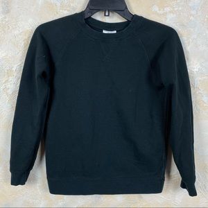 Hanna Andersson Sweater Crew Black Pullover Top‎